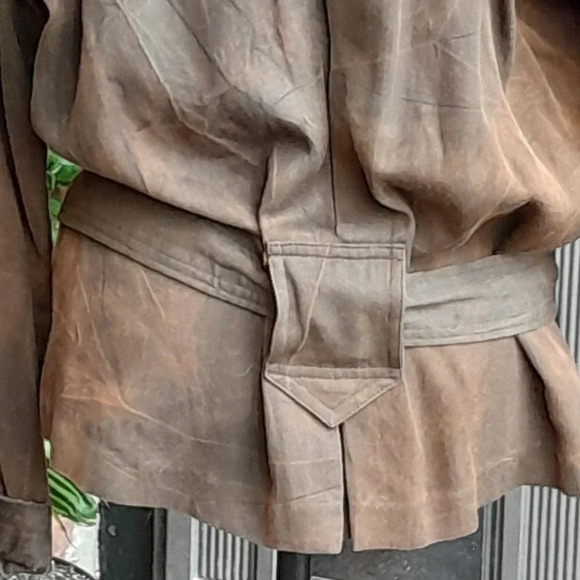 Vintage Metropole Faux Leather Motorcycle Jacket - Picture 6 of 9